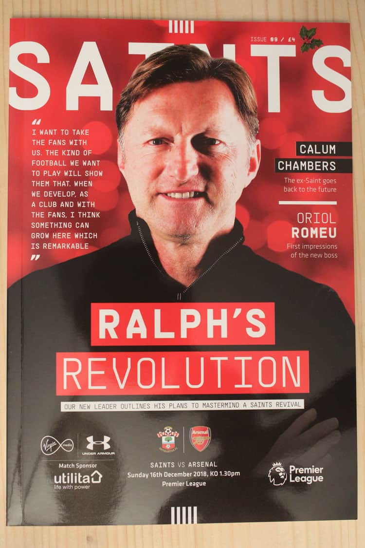 Southampton FC v Arsenal FC